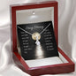 Sabr and Shukr | Noor necklace for loved one with message - MuslimwithMe