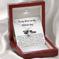 To my mom on my Nikkah day | Necklace with muslim quotes on love - MuslimwithMe