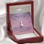 Blessing | Noor necklace for loved one with message - MuslimwithMe