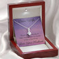 Friend forever | Noor necklace for wife with Message Card - MuslimwithMe