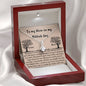 Gift for mom on Nikkah day | Necklace with muslim quotes on love - MuslimwithMe