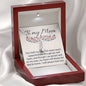 Gift for mom, mother's wedding gift, mother day gift, mom necklace, step mom gift, necklace gift for mom, stepmother, to my other mom, - MuslimwithMe