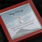 A Test | Noor necklace for loved one with message - MuslimwithMe