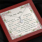 Husband to Wife Gift, Wife Necklace Gift, Anniversary Gift for Wife, Wife Necklace Message Card, Wife Gift - MuslimwithMe