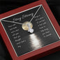 Sabr and Shukr | Noor necklace for loved one with message - MuslimwithMe