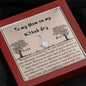 Nikkah gift for mom | Necklace gift for mom on my nikkah day, bridesmaid gift to mom - MuslimwithMe