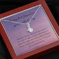 Thankful and Happy | Nikkah necklace gift with letter Card - MuslimwithMe