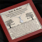 Necklace gift for Muslim friend, Family, or Role Model |  Islamic quotes on Sabr and Shukr - MuslimwithMe