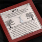 Gift for muslim wife with beautiful heart and imaan | necklace gift for wife in Islam - MuslimwithMe