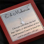 Road to Paradise | Bar necklace for Eid & Engrave Name, Date, Message - MuslimwithMe