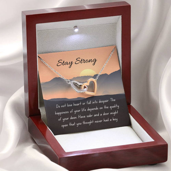 Open Door | Necklace gift with Motivational letter card - MuslimwithMe