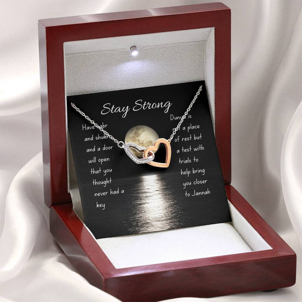 Sabr and Shukr | Muslim for her gift with letter card - MuslimwithMe