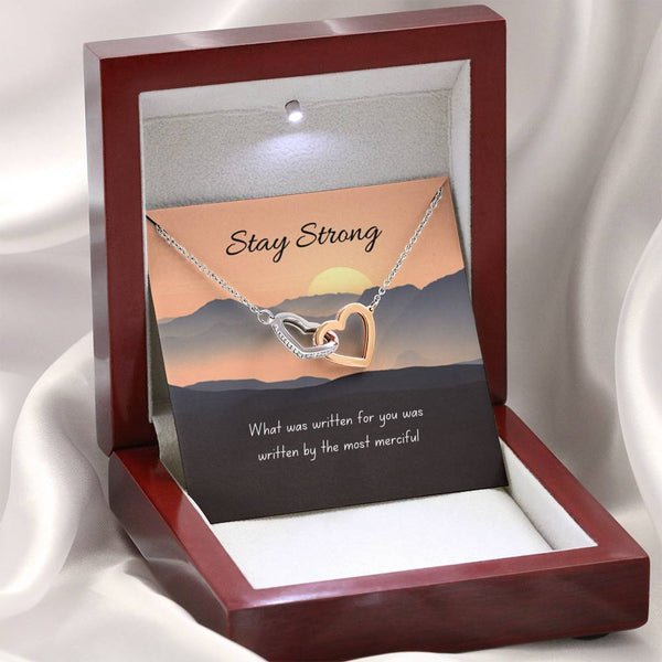 Written for You | Message card necklace gift for Eid Al Fitr, Eid Al Adha, graduations, or thank you - MuslimwithMe