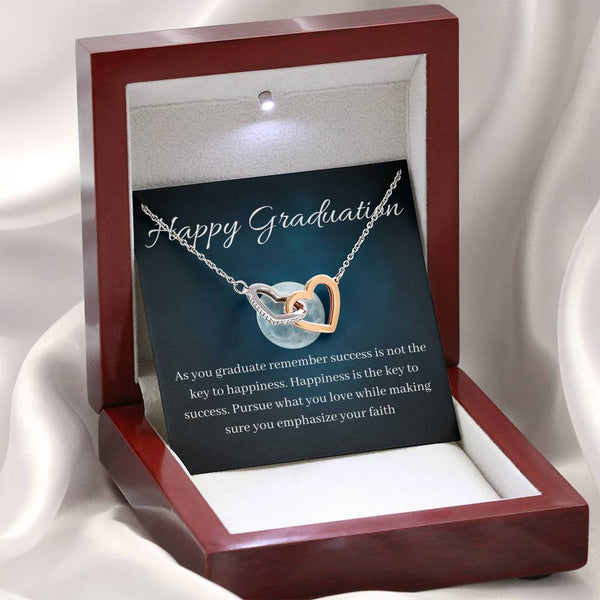 What You Love | Graduating necklace gift with letter card - MuslimwithMe