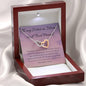 Forever Friend | Interlocking Qulub necklace for Friend with Message Card - MuslimwithMe
