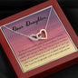 Faith and Guidance | Interlocking Necklace Gift for Daughter with Emotional Message Card - MuslimwithMe