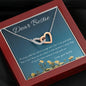 My Guide to Truth | Interlocking Qulub Necklace for Friend with Message Card - MuslimwithMe