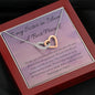 Forever Friend | Interlocking Qulub necklace for Friend with Message Card - MuslimwithMe