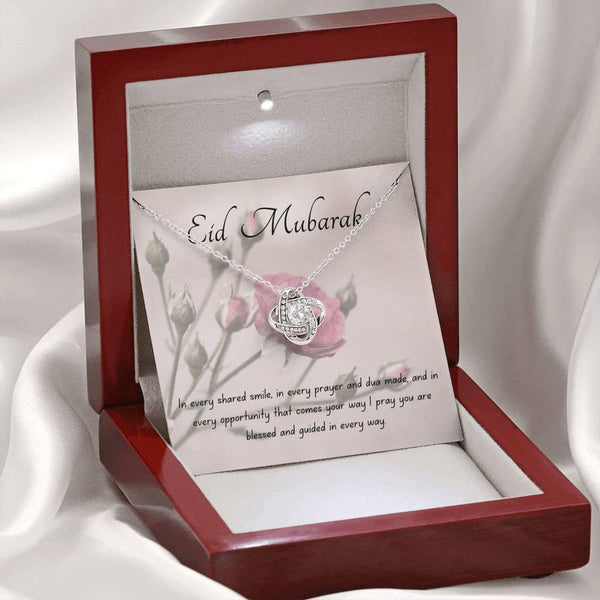 Blessed and Guided | Quwa Knot necklace as Eid Gift with Letter - MuslimwithMe