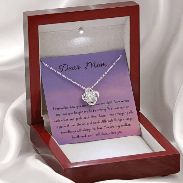 My Guide | Quwa Knot necklace for Mom - MuslimwithMe