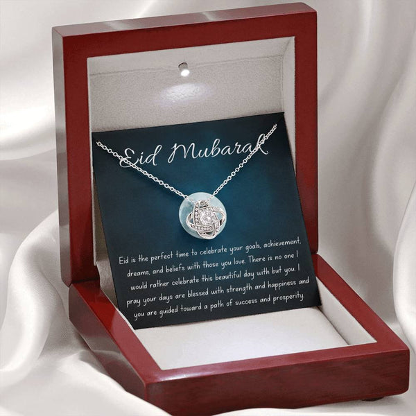 Strength and Guidance | Eid Necklace Gift with Letter Card - MuslimwithMe