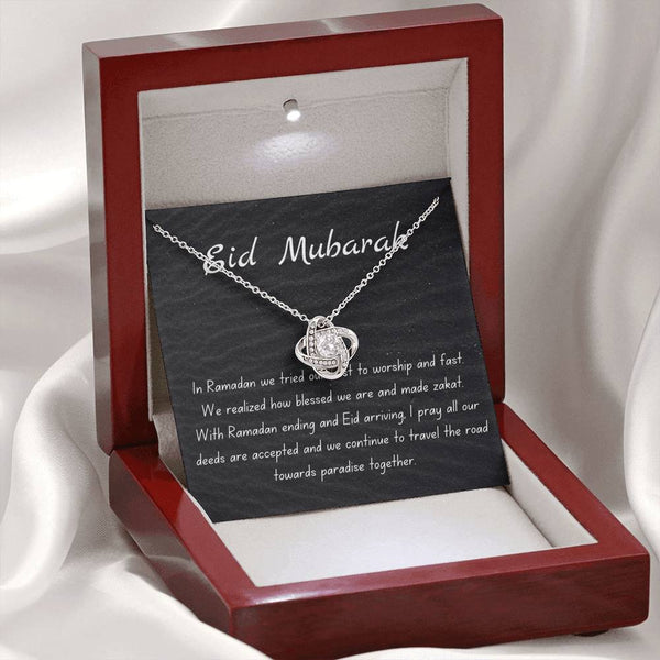 Guided Together | Quwa Knot Necklace Gift for Eid with Message Card - MuslimwithMe