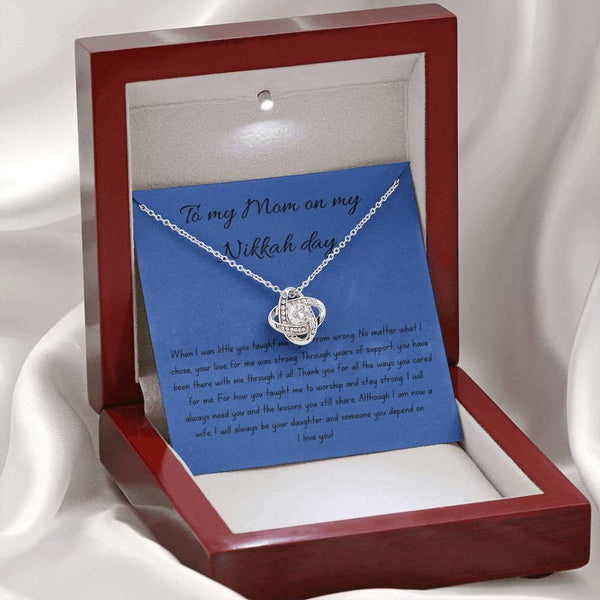 Always your Daughter | Quwa Necklace for Mom on Nikkah day with letter - MuslimwithMe