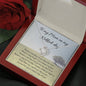 I love You | Quwa Knot Necklace as Nikkah gift with Message Card - MuslimwithMe