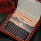 Forever Friendship | Quwa Knot necklace as Wedding gift with letter card - MuslimwithMe