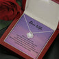 I Love You More | Quwa Knot necklace gift for Wife with Message Card - MuslimwithMe