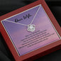 I Love You More | Quwa Knot necklace gift for Wife with Message Card - MuslimwithMe