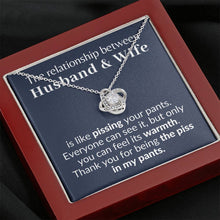 Load image into Gallery viewer, Husband &amp; wife piss funny gift

