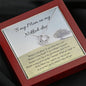 I love You | Quwa Knot Necklace as Nikkah gift with Message Card - MuslimwithMe